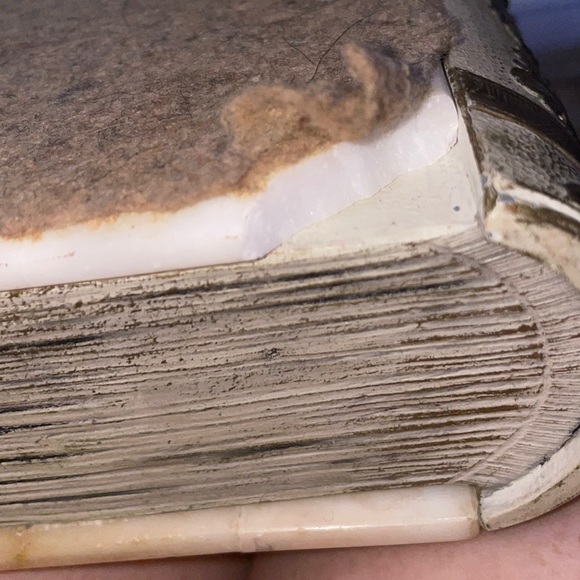 Vintage antique alabaster box book - Picture 7 of 12